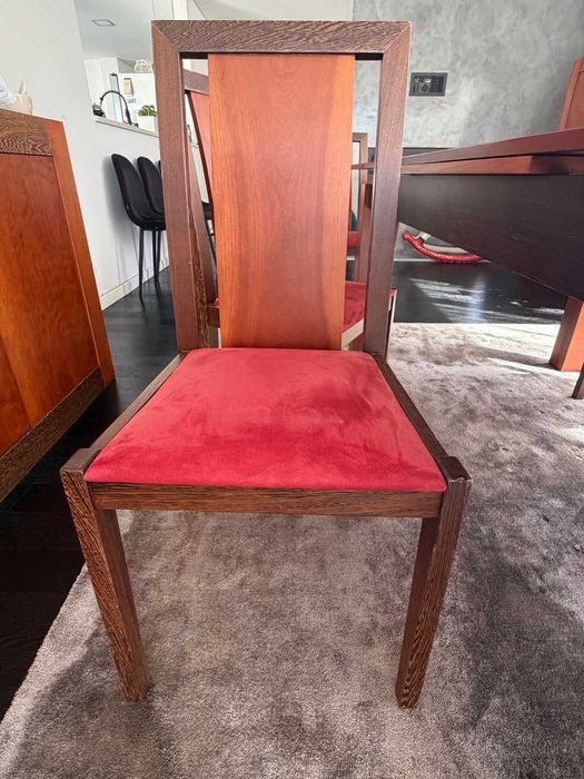 Conjunto Sala de Jantar em cerejeira/wengue