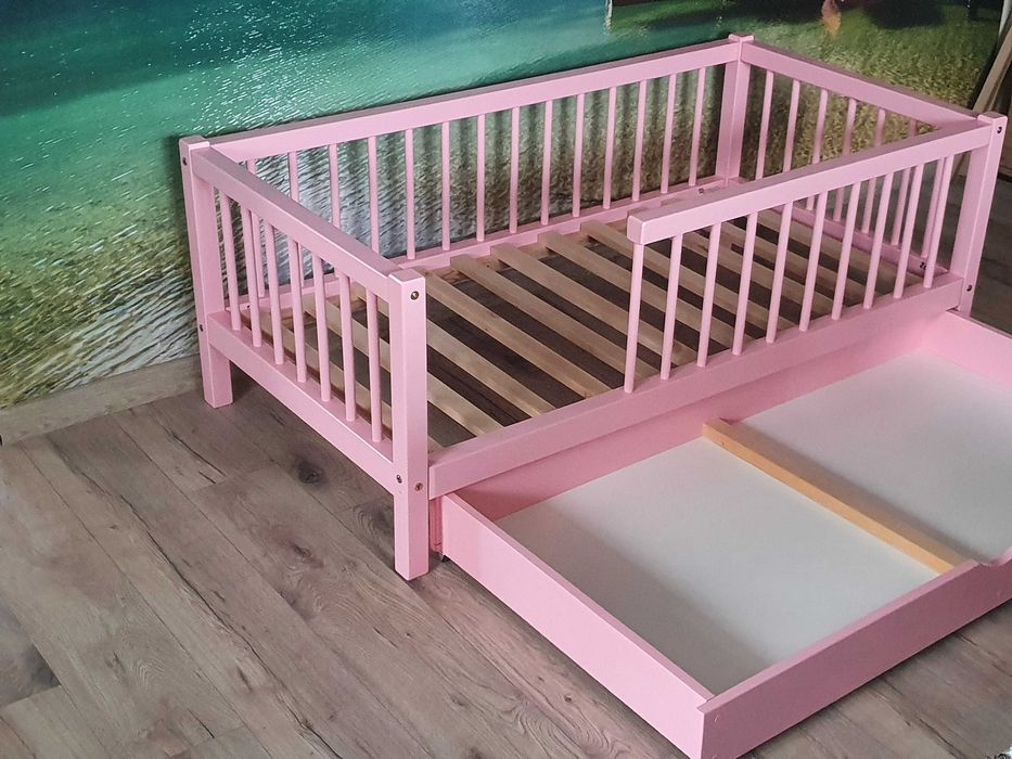 Łóżko Domek dziecięce drewniane