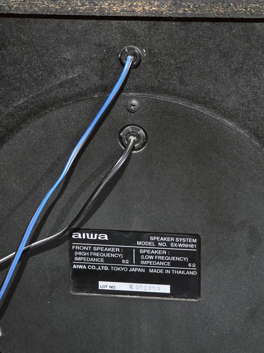 Wieża AIWA NSX-SZ73 Z Kolumnami Tuner Radio CD Kaseciak