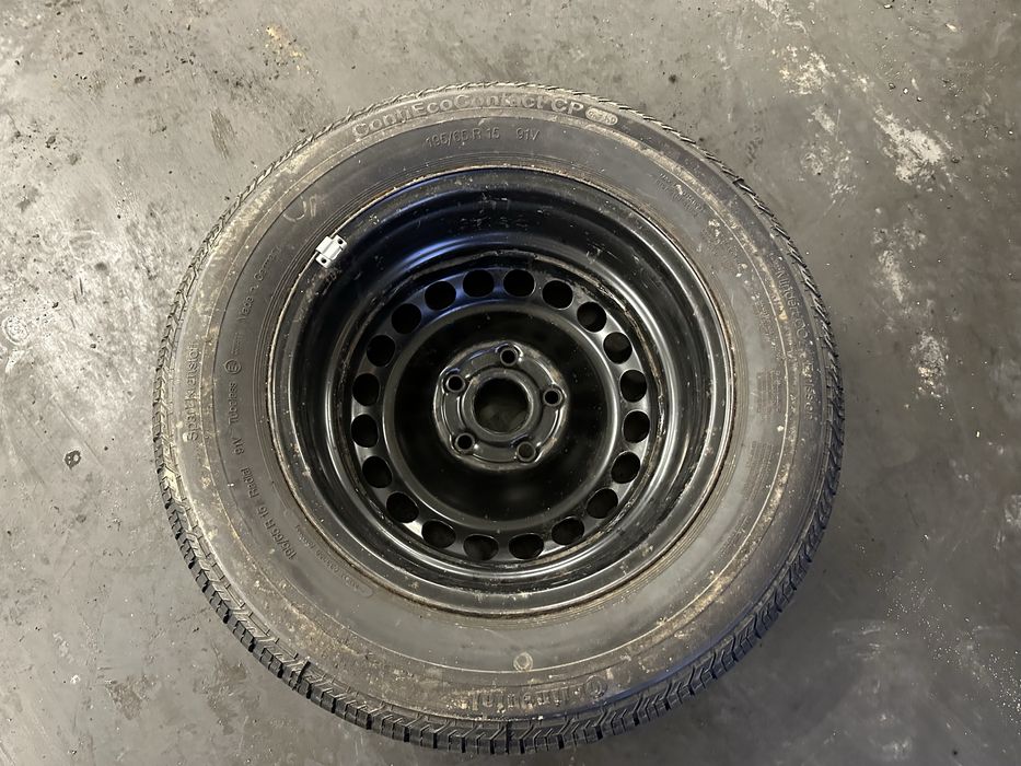 Koło dojazdowe audi 5x112 r15 opona continental 195/65