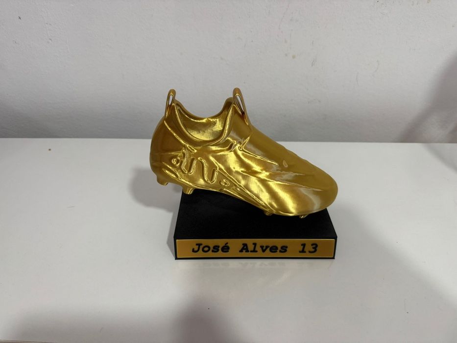 Troféu em forma de chuteira