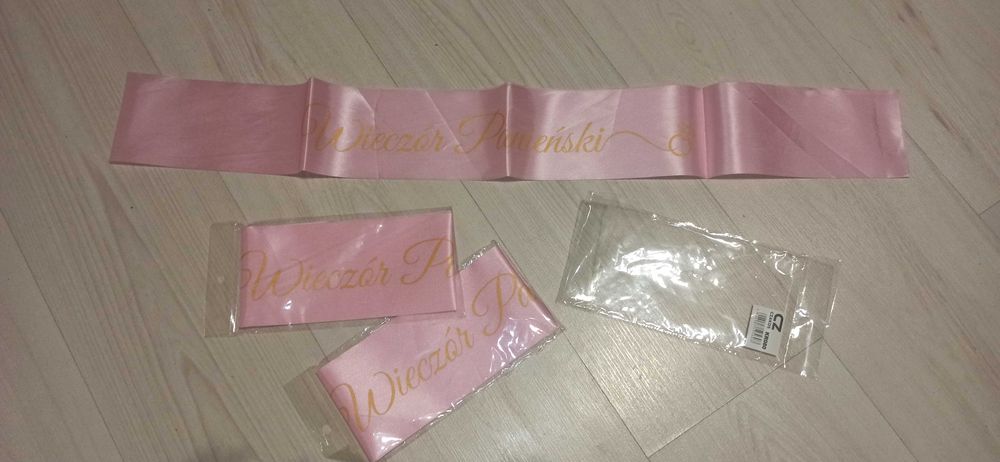 Szarfy wieczór panieński 3 sztuki