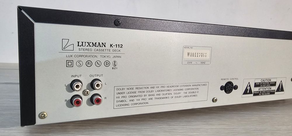 Magnetofon  Luxman K112 3 HEAD hi-end
