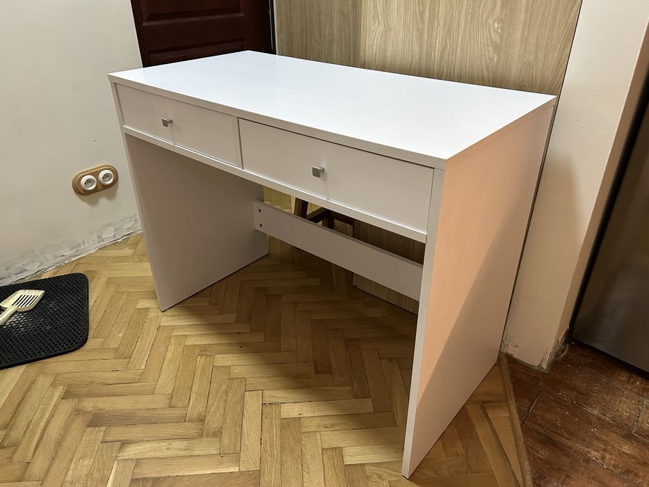 Biurko Toaletka Białe