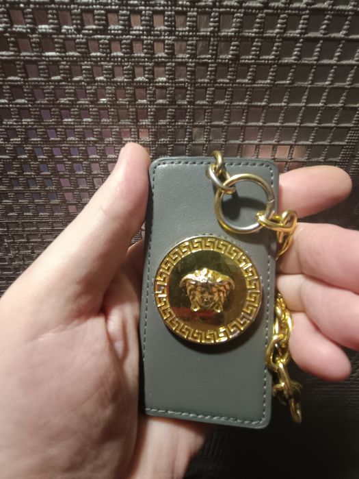 Versace аксессуар,адресница на сумку,чемодан