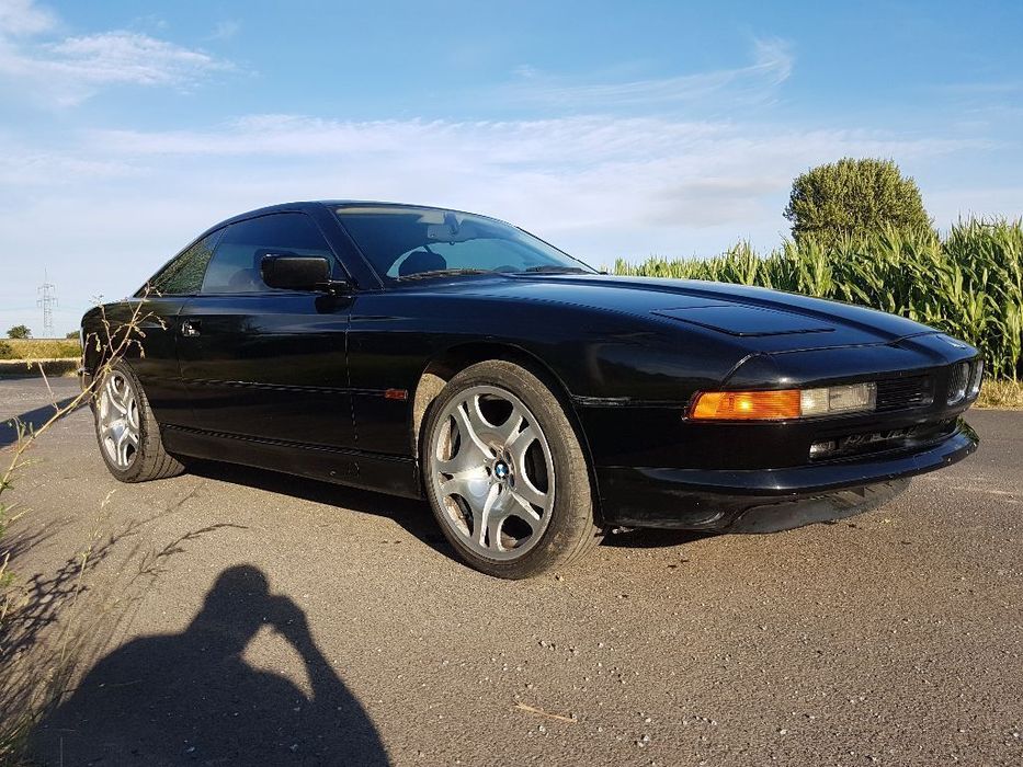 BMW Seria 8 BMW E31 840i czarny kocur,