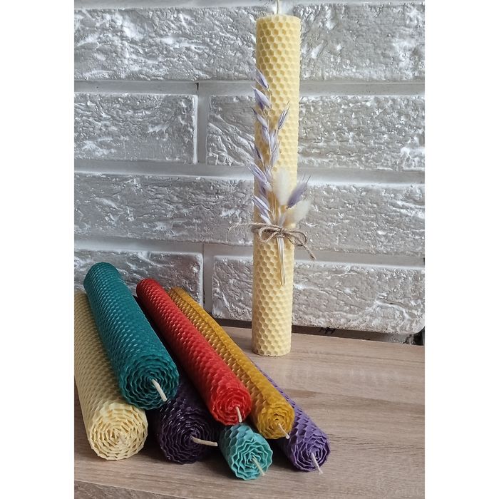 Свічки з вощини на Стрітення. Стрітенські свічки