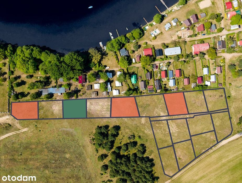 Działka budowlana 50 m od jeziora Lubie – Gudowo - 821 m kw.