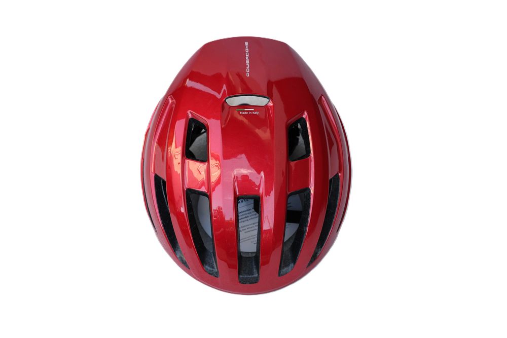 Kask rowerowy ABUS POWERDOME red blaze, L 57-61 cm