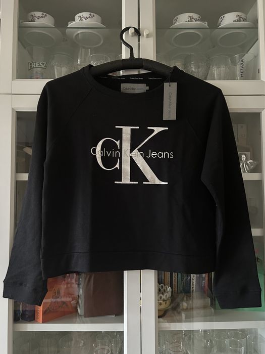 Calvin Klein Jeans bluza dresowa nowa z metką casual czarna L