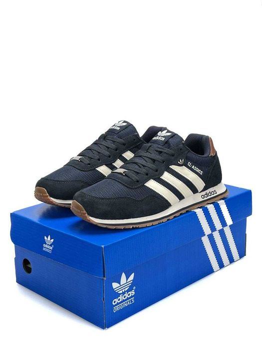 АКЦІЯ! Кросівки Adidas CL Dark Navy Beige  41 - 46
