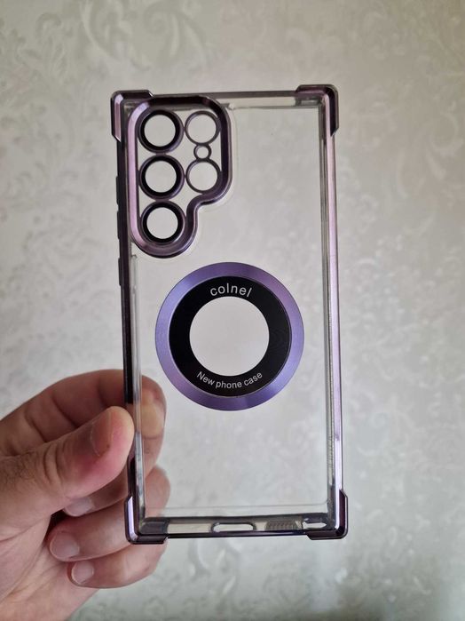 Качественный, красивый чехол MagSafe на Samsung S22 Ultra