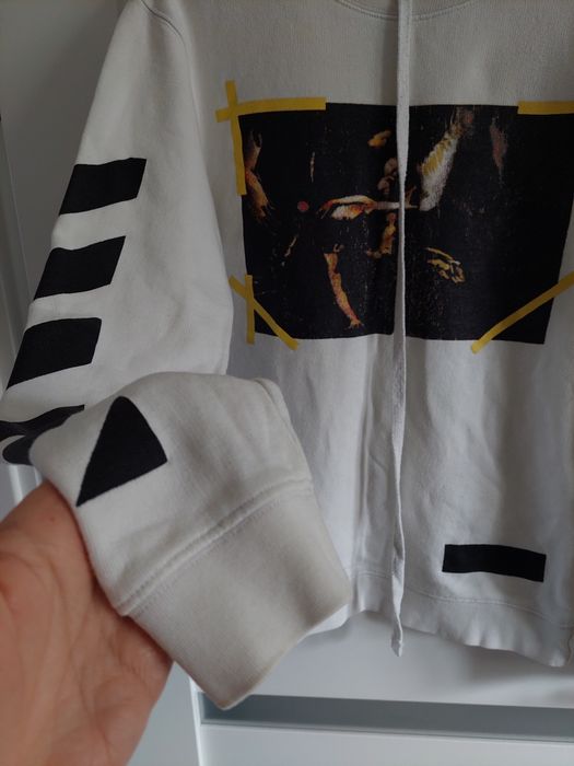 Bluza z nadrukiem biała M