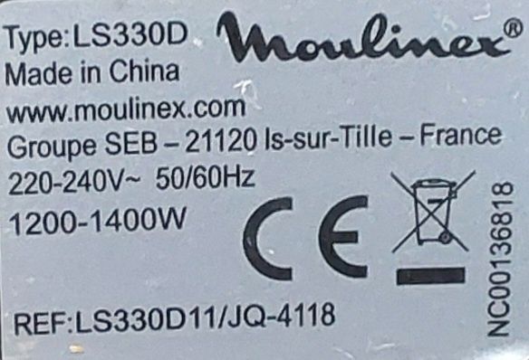 TORRADEIRA MOULINEX IMPECÁVEL.Casa,Cozinha,Garagem,Escritório,Trabalho