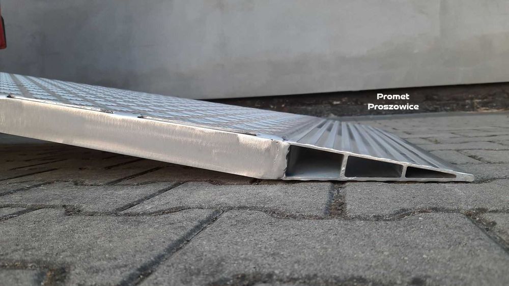 Rampa Aluminiowa 325cm x 75cm Najazd Podjazd pod Paleciak Wózki, Boxy