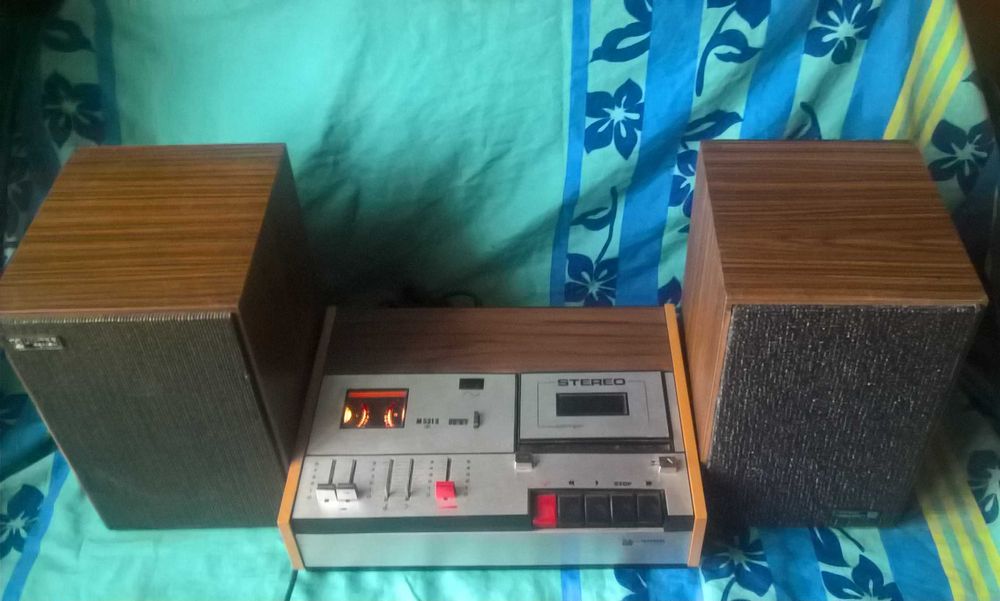 Unitra ZRK 531S Odtwarzacz Kaset Magnetofonowych + Głośniki Okazja