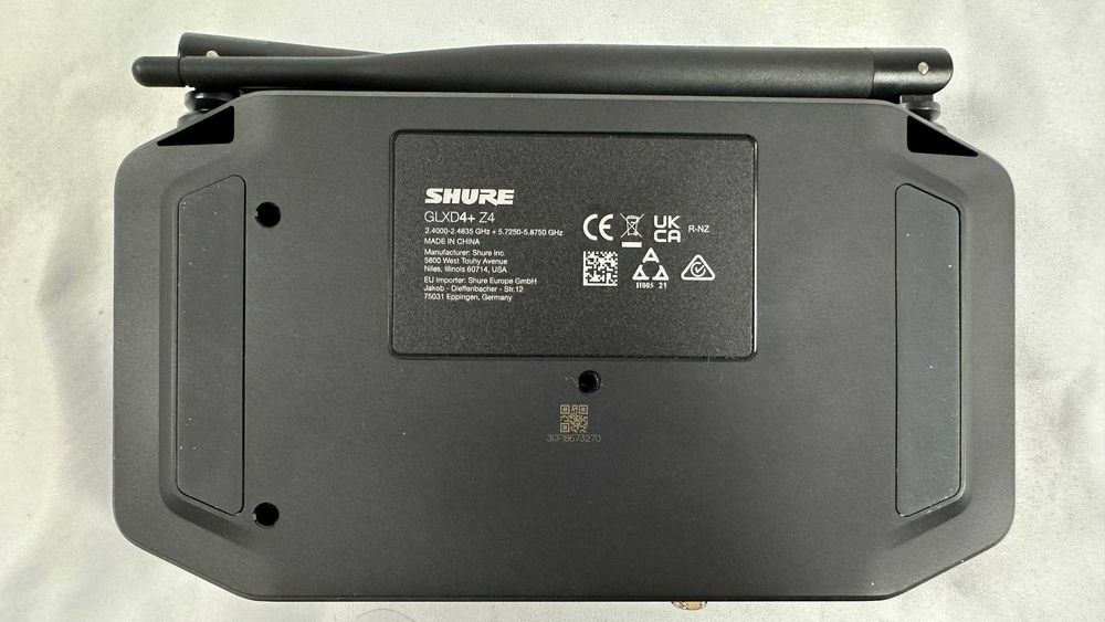 Shure GLXD4+ – Odbiornik Systemu Bezprzewodowego z Adapterem