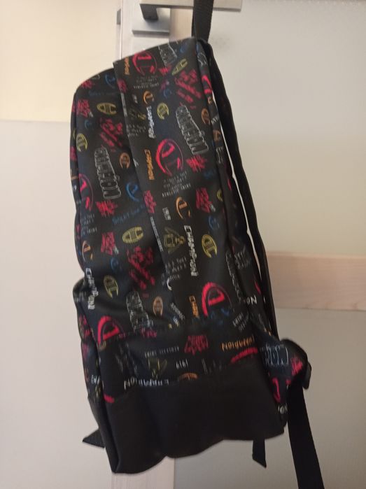 Спортивний рюкзак, наплічник, ранець, чорний в принт