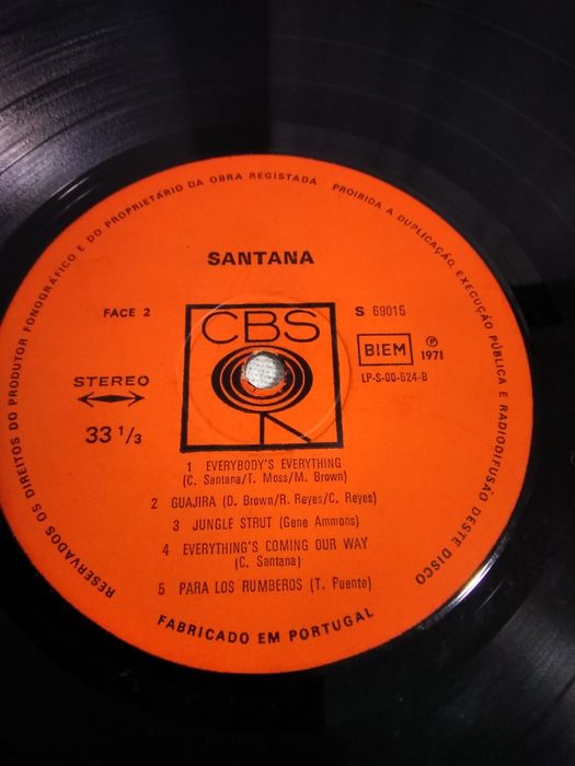 Vinil - Santana - 1971