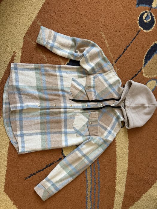 Рубашка, теплая рубашка, рубашка в клетку