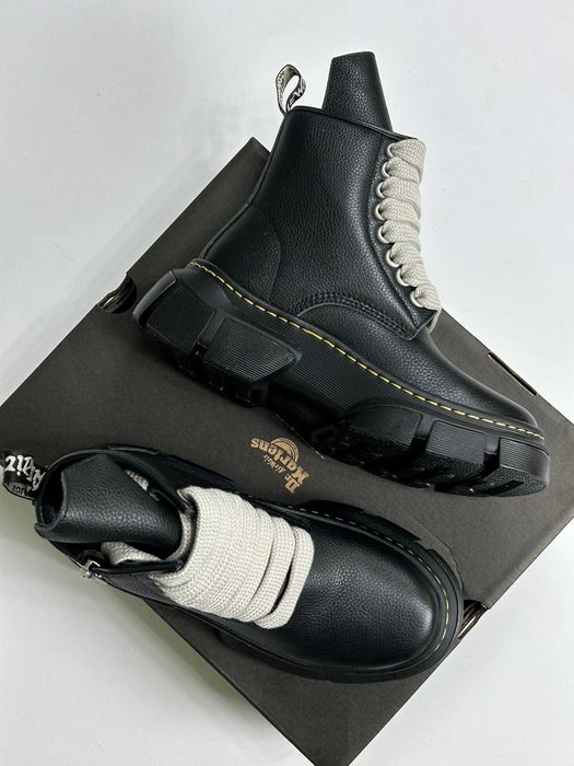 Rick Owens Dr.Martens JUMBO LACE BOOT черевики чорні DRKSHDW ботинки