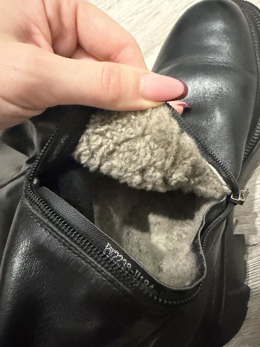 Шкіряні сапоги жіночі