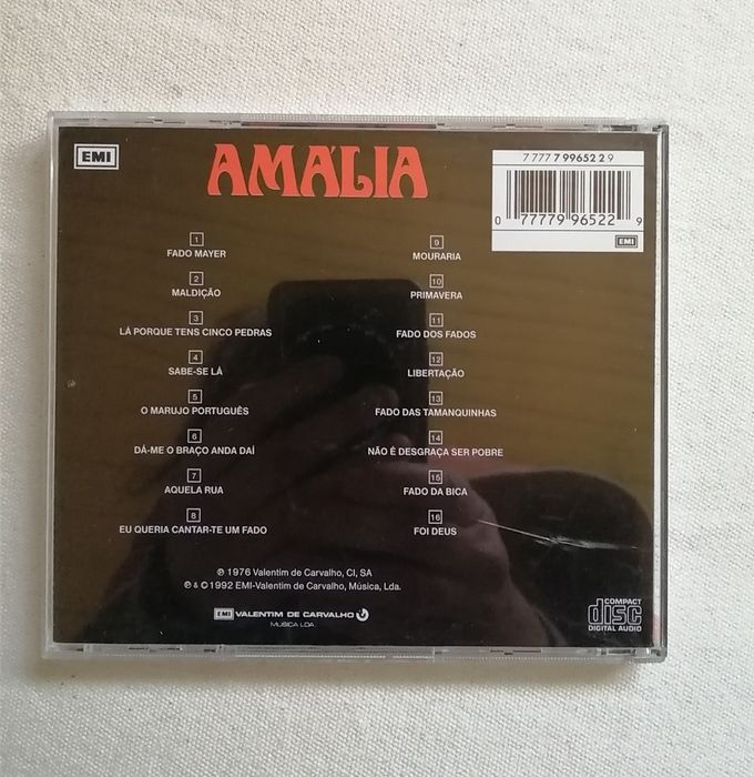 3 CDs Amália Rodrigues