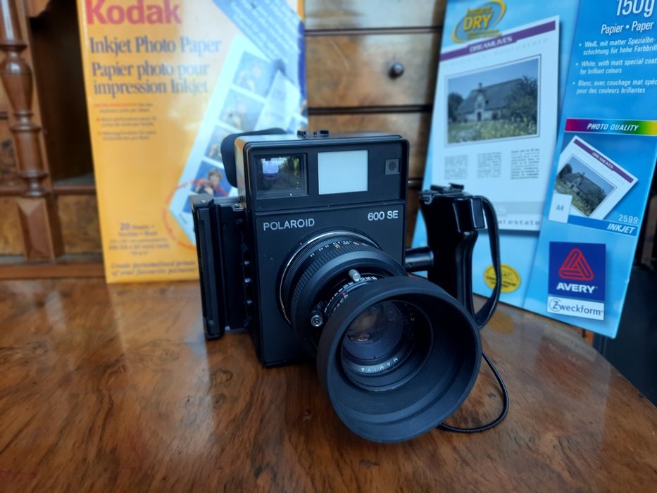 mamiya 1:4.7f=127mm polaroid 600 se