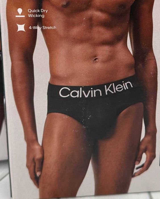 Чоловічі труси сліпи набір Calvin Klein 3 штуки мікрофібра