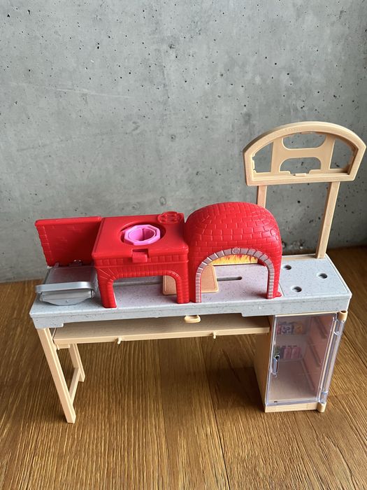 Zestaw mebli dla lalek Barbi/ kiosk/ pizzeria