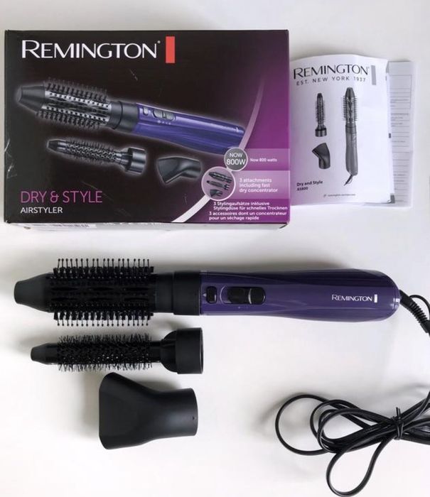 Фен-щітка  Remington з насадками