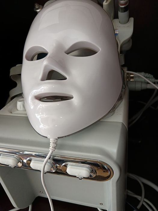 Máquina Estética Profissional H2-O2 Small Bubble + Máscara LED