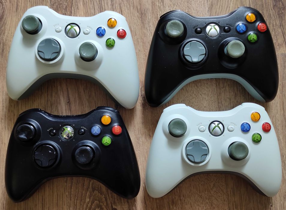 Bezprzewodowy Pad/Gamepad/kontroler do Konsoli XBOX 360 Czarny/Biały