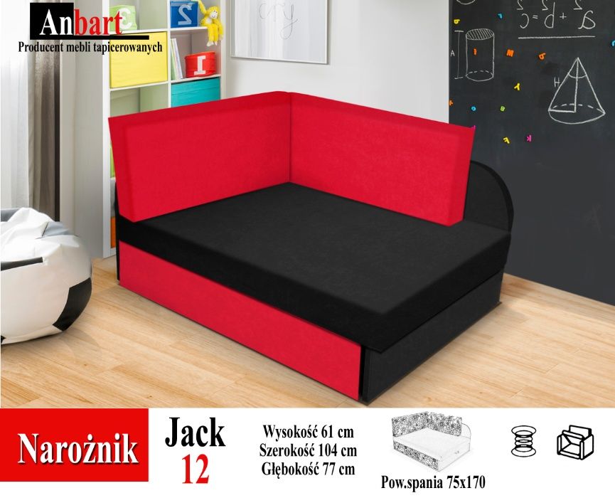 Narożnik dziecięcy, kubuś pojemnik na pościel, tapczanik, łóżko, sofa