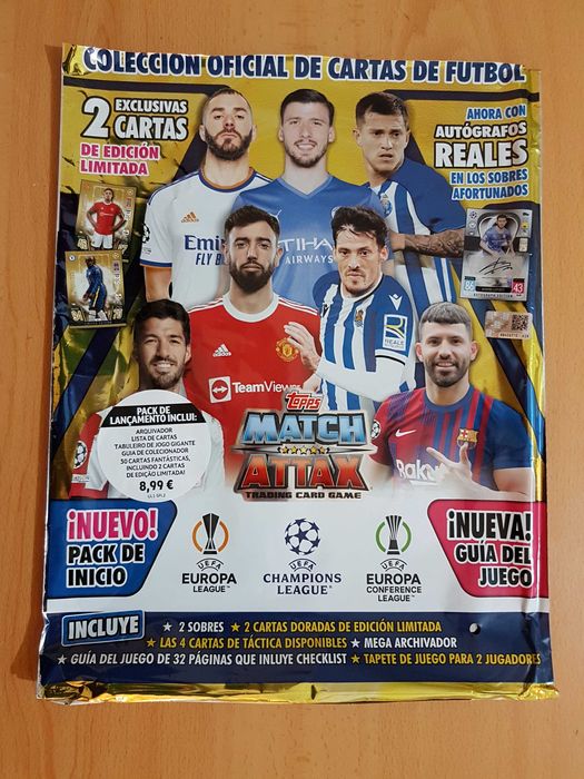 Embalagem Topps Match Attax Trading Card Game
