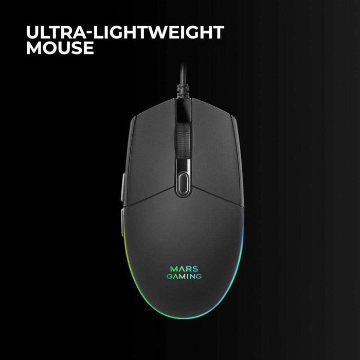 KIt Mars Gaming MCPRGB3 4-in-1 (Teclado+Rato+Tapete XXL+Phones)