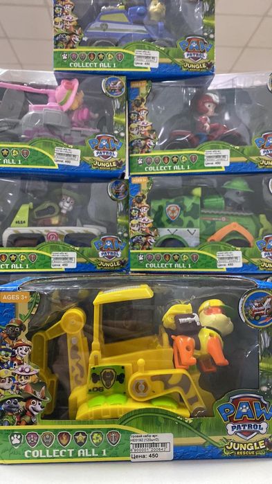 Щенячий патруль, Скай, Гонщик, Крепыш, Райдер, Маршал, Эверест