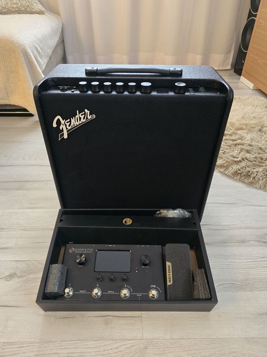 Komplet Fender Mustang lT50+myltiwfekt Ampero hotone