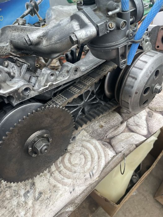 Двигатель в сборе на Honda dio 34