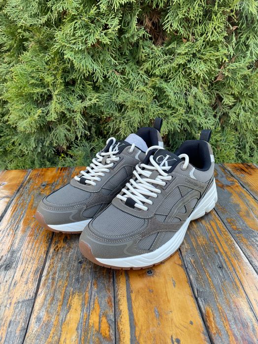 Мужские кроссовки calvin klein (ck men's sneakers olive) 9us (42eu)