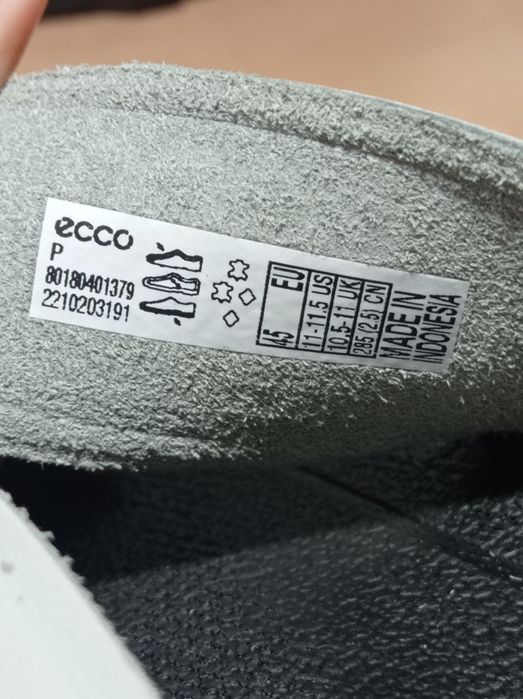 Шльопанці шкіряні Ecco MX 45р.