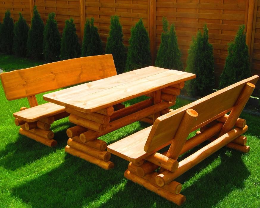 Meble ogrodowe,barowe,drewniane z drewna. TRANSPORT 200 ZŁ