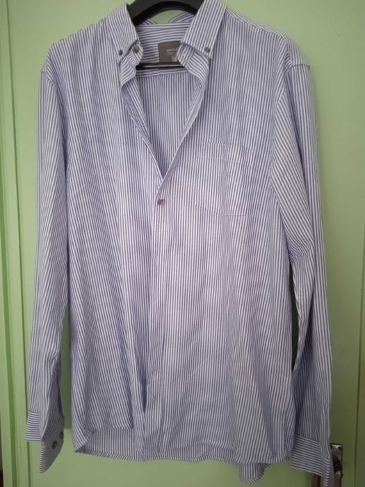 Camisa nova MO, riscas, XXL