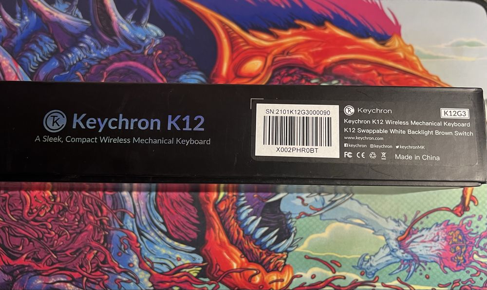 Keychron K12 G3 60% механічна клавіатура Bluetooth  Wireless