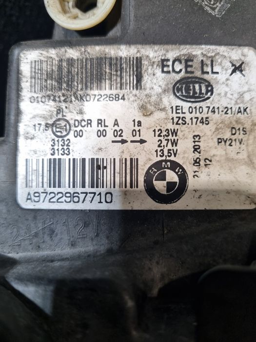 Bmw f20 lampa lewa xenon