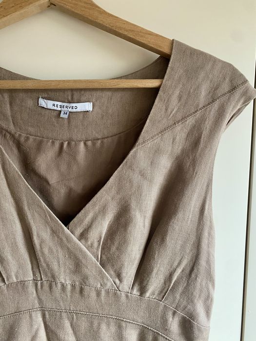 Reserved sukienka 34 lniana