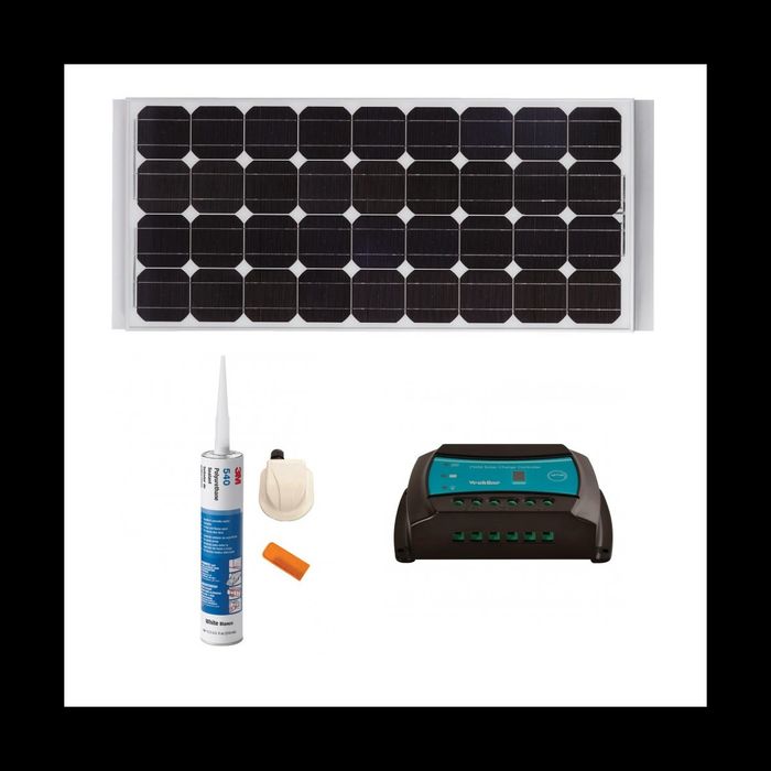 Kit Painel Solar 100W (Autocaravana / Campervan)