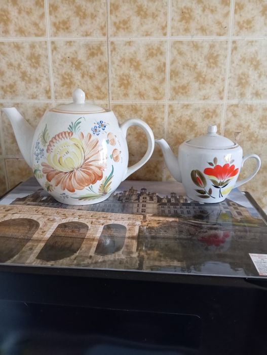 Чайник для заварки чая. Керамика. Б/у.