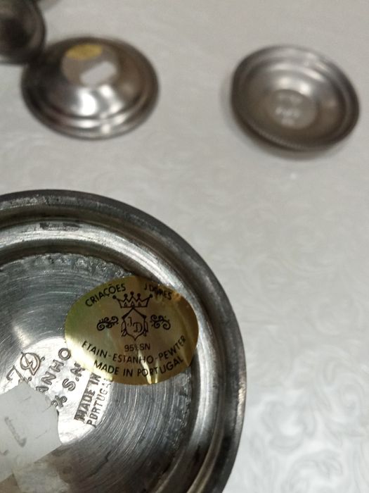 Conjunto de Castiçais antigos