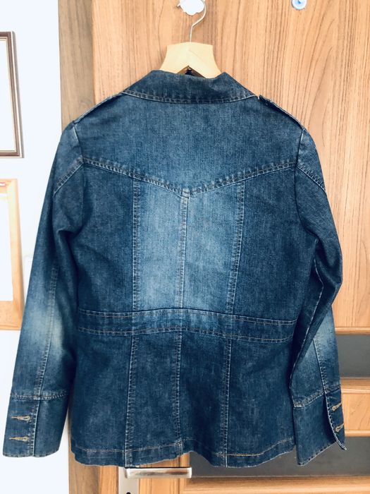 Kurtka jeans granat 38